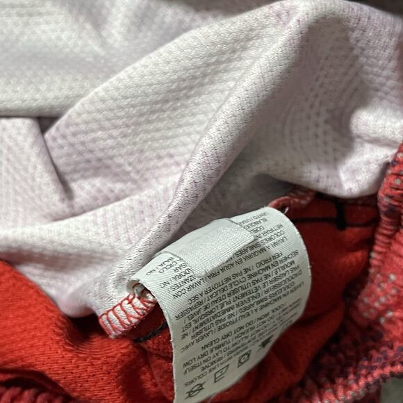 Nike Basketball Shorts Mens L Red Lebron James Geometric Training Drawstring - Picture 11 of 14